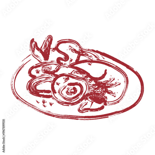 Swirl Seafood illustration