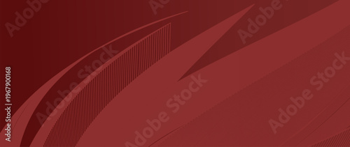Bold dark red abstract background with sharp sweeping curved shapes and deep maroon gradients, ideal for high-impact corporate presentations and sophisticated modern graphic design projects.