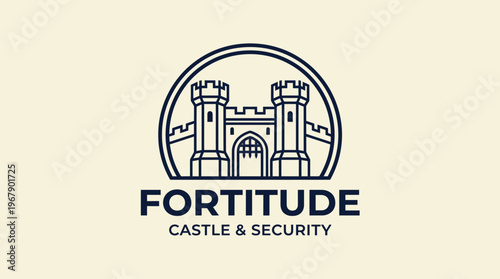 Fortitude Castle and Security Logo - A Symbol of Protection and Strength.