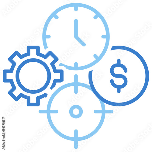 Effectiveness Dual Tone Outline Icon