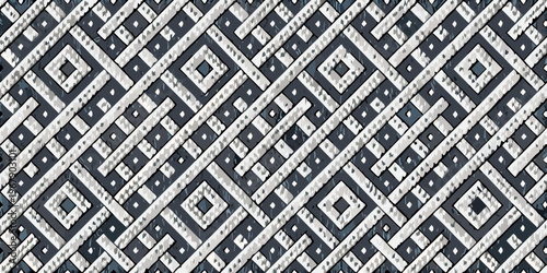 Intricate woven bamboo pattern creating a geometric textured background