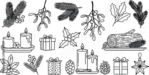 Table decor set for winter solstice brunch celebration