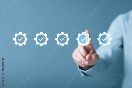 Digital grids represent how technology and software management optimize system performance for constant improvement.