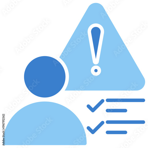 Risk Factors Dual Tone Glyph Icon