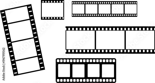 Photos Video Reel Png Film strip background