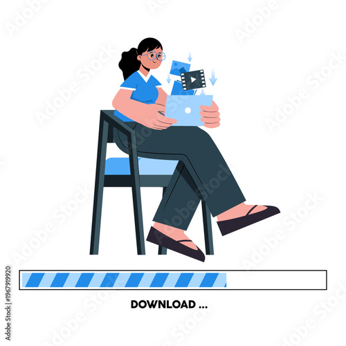 Download concept illustrations for websites