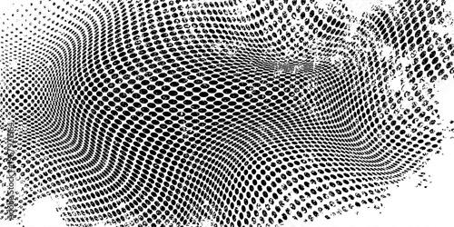 Set of black halftone dots backgrounds. illustration