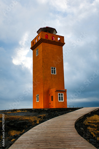 Latarnia Svörtuloft na półwyspie Snæfellsbær 2025