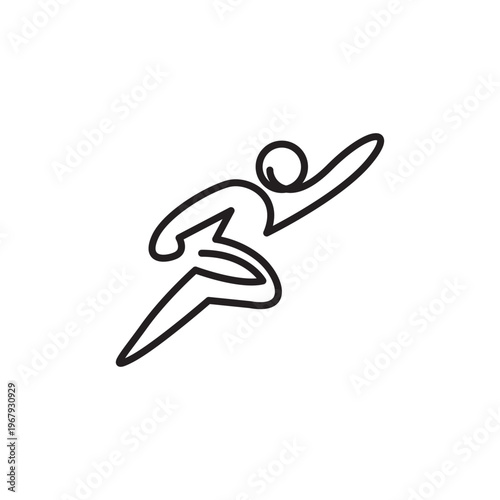 A heroic outline like a superhero, representing the bravery of frontline.