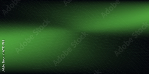 Dark Background with Smooth Green Curve Line Pattern for Futuristic, Elegant, and Tech-Inspired Design