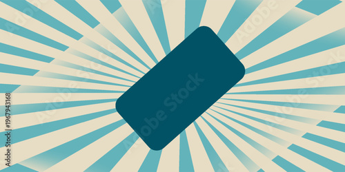 Retro vintage spiral wavy sun rays, blue background pattern, radial spiral stripes, comic ray stripes, grunge texture, circus, carnival, summer background, vector illustration.