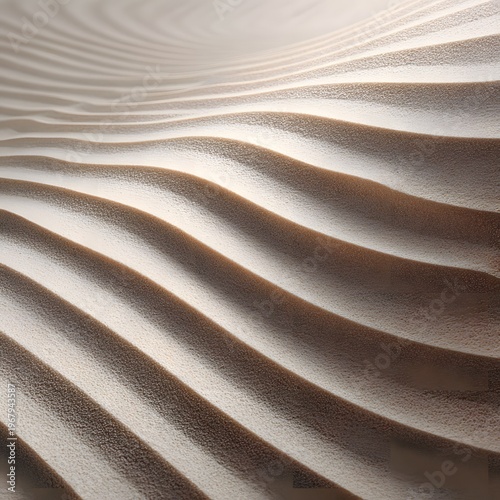 Zen sand texture background, soft ripples, neutral tones, peaceful aesthetic, high detail.