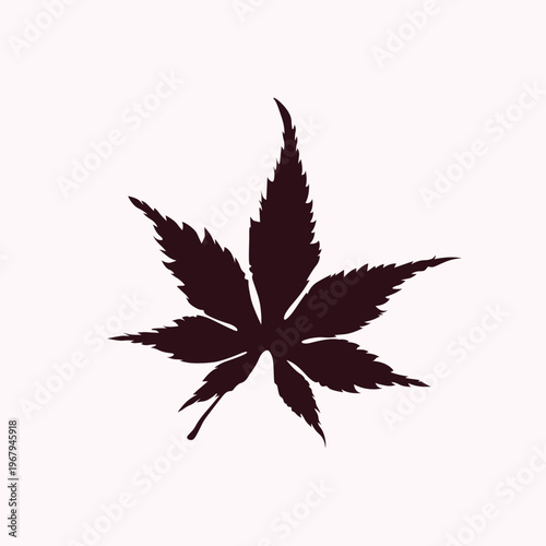 Leaf Silhouette Vector Illustration, World Environment Day