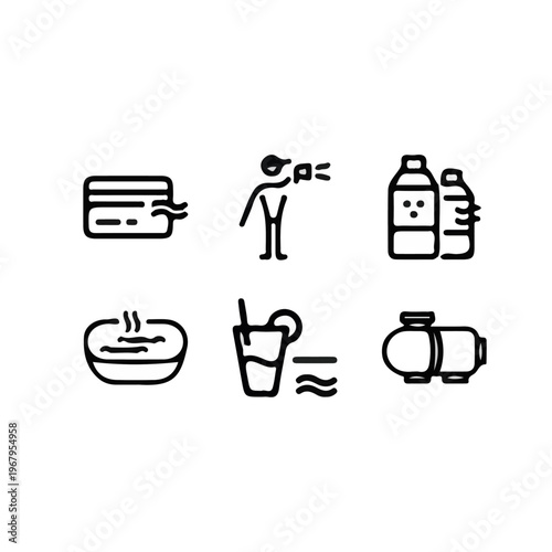 set of icons for web design