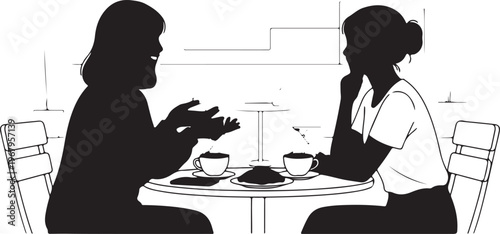 A person with glasses eating fast food, surrounded by various unhealthy food items.