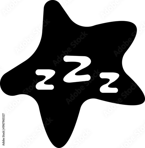 sleep snore icon set, snooze nap Z sound . Sleepy yawn or insomnia sleeper alarm clock Zzz, icons of goodnight deep sleep dreaming, bored or tired. Relaxation and Bedroom elements Design Concepts,