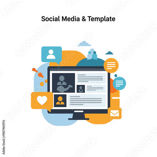 A vibrant and modern abstract concept representing business, innovation, and growth.