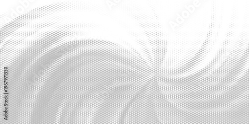 Fading triangle halftone texture gradient pattern. Abstract diagonal geometric background. Tech mosaic triangular halfton gradation. Vector vanishing corner arrow wallpaper for banner, booklet, poster