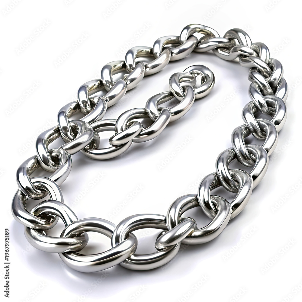 Fototapeta premium heart shaped chain