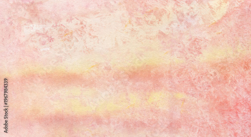 Soft pink and yellow blend creates dreamy, calming texture