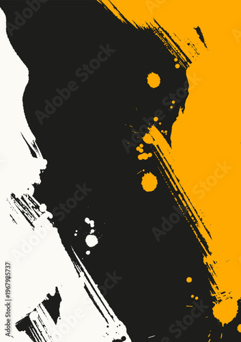 Abstract trendy universal artistic banner template . Design for cover, invitation, banner, placard, brochure, poster, card, flyer and other Vector illustration