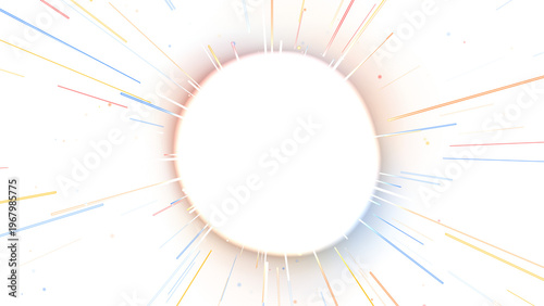 Abstract Geometric Burst of Light and Energy