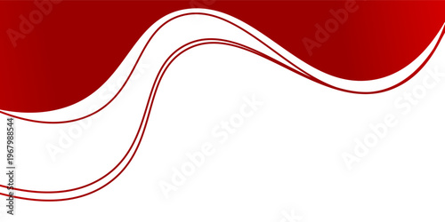 red wave background, red wave angle shape for elements, red graphic line ribbon, red curved line. abstract background modern design esp10