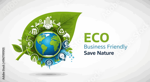 Eco friendly business and nature conservation.