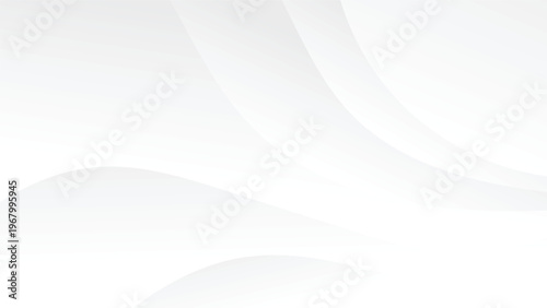 white background with abstract swirl lines and modern color gradient decoration