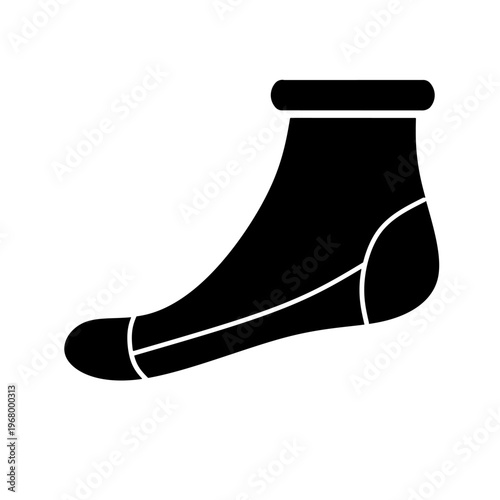 Sock icon isolated sign symbol vector illustration - high quality vector icons	