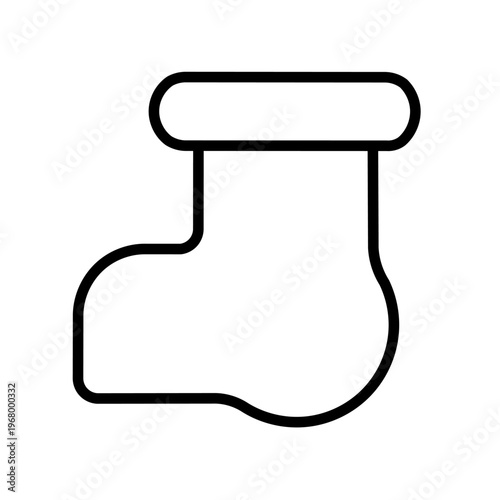 Sock icon isolated sign symbol vector illustration - high quality vector icons	