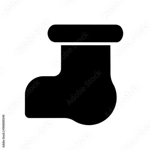 Sock icon isolated sign symbol vector illustration - high quality vector icons	