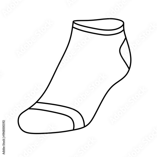 Sock icon isolated sign symbol vector illustration - high quality vector icons	