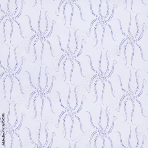 Light Purple Octopus Tentacle Pattern