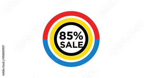 Discount sale percentage sign symbol.