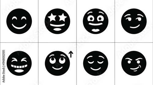Sleep Emoji Vector Icons for Rest and Relaxation Design