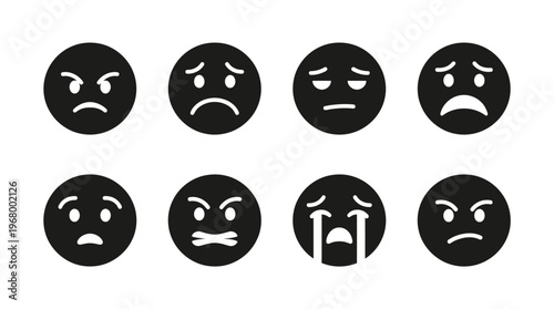 Sleep Emoji Vector Icons for Rest and Relaxation Design