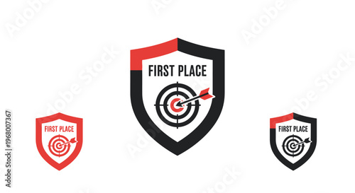 Collection of First Place Logos and Badges.