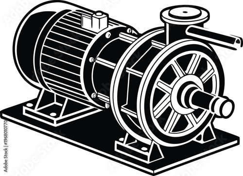 High-Performance Industrial Water Pump Machine for Fluid Transfer and Irrigation Systems
