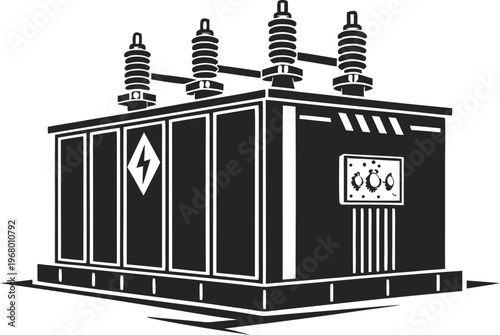 Heavy-Duty Electrical Transformer Box for Voltage Conversion and Industrial Power Distribution System