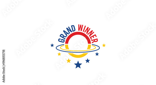 Grand winner logo with colorful design.