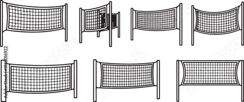 Various three-dimensional geometric shapes with wireframe grids Vector