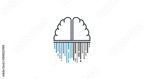 a simple line drawing of rain falling from clouds.