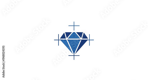 A blue diamond icon with crosshairs.
