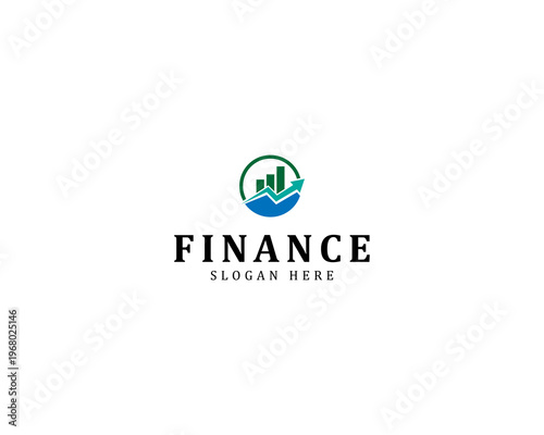 Free Download Business Marketing and Financial Chart Logo Design Template - GFXLoad
