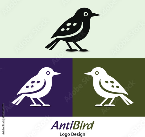 Animal icon set vector collection, minimal wildlife silhouettes, bird and mammal logo bundle, flat design animal icons pack