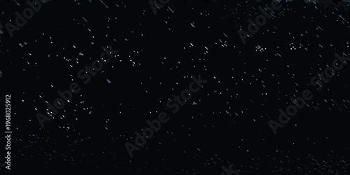 Abstract dark background with scattered bright glowing particles