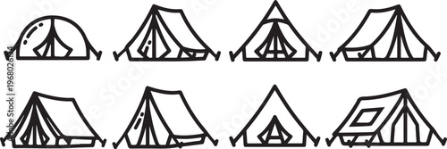 Sequential geometric shapes progressing from simple to complex patterns Vector