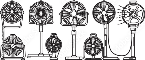 Diagram of various mechanical gear configurations and their assembly Vector