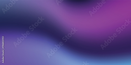 Abstract smooth gradient background with a soft blend of deep blue, purple, and magenta tones, Minimalist design with subtle curved shading
